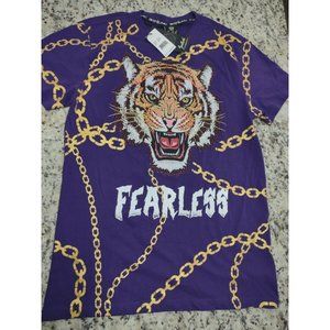 Switch Remarkable Ltd Ed Fearless Tiger Bling Polyester T Shirt Men's M NWT